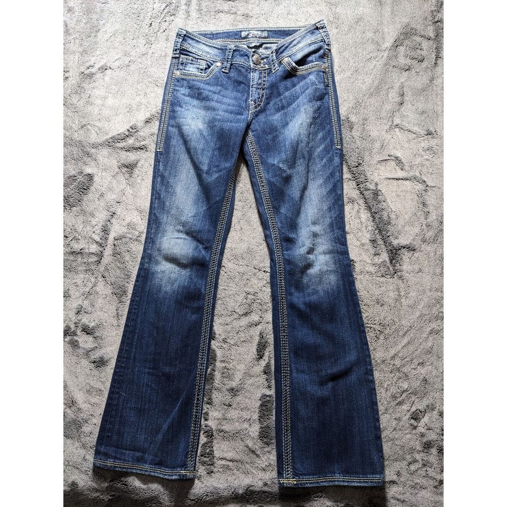 Silver Jeans Suki Surplus Women's Jeans Size W-27/L32 Dark Wash